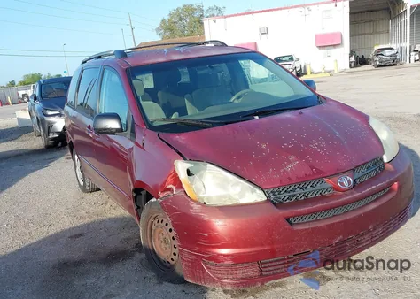 2005 Toyota Sienna Le z USA, uszkodzony, nr VIN 5TDZA23C35S366643